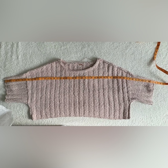 Free People Women's Good Day Pullover Sweater in Pink - Picture 5 of 13